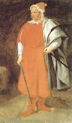 Portrait du bouffon don Cristobal de Castaneda y Pernia (Barbarroja) (df02) Diego Velazquez